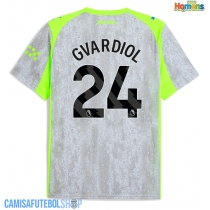 Camisa de time de futebol Manchester City Josko Gvardiol #24 Replicas 3º Equipamento 2025-26 Manga Curta